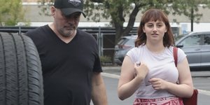 Ο Ματ ΛεΜπλανκ με την κόρη του Μαρίνα 
