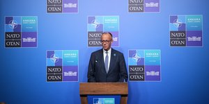 Ο καγκελάριος της Γερμανίας, Φρίντριχ Μερτς