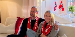 Ο πρίγκιπας και η πριγκίπισσα της Νορβηγίας, Χάακον και Μέτε Μάριτ 