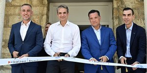 Ο Κυριάκος Μητσοτάκης στο Παίδων Πεντέλης
