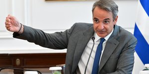 Κυριάκος Μητσοτάκης στο υπουργικό