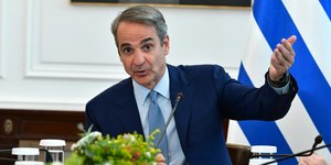 Συνεδρίαση του Υπουργικού Συμβουλίου υπό τον πρωθυπουργό Κυριάκο Μητσοτάκη 