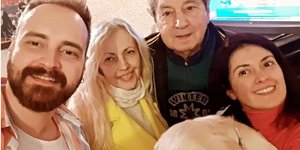 Ο Μιχάλης Μόσιος με την οικογένειά του / Φωτογραφία: Instagram/chrysa.mos