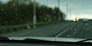 Μυγάκια στο παρμπρίζ του αυτοκινήτου 