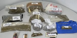 Τα ναρκωτικά που κατασχέθηκαν έπειτα από την σύλληψη του 28χρονου
