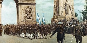 Ο πίνακας με την νικητήρια παρέλαση του 1919