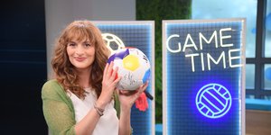 Η Μαρία Κωνσταντάκη στο Allwyn Game Time