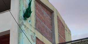 Κατέρρευσε μεσοτοιχία κτιρίου στο Μαρούσι