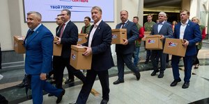 Προετοιμασία των ρωσικών εκλογών στη Μόσχα