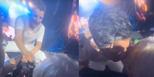 Ο Σάκης Ρουβάς με την 92χρονη... Ρουβίτσα