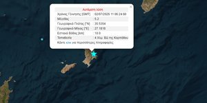Σεισμός 5,2 Ρίχτερ ταρακούνησε την Κάρπαθο