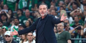 Ο Χρήστος Σερέλης σε αγώνα του Παναθηναϊκού AKTOR