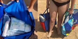 Σακούλες με μετρητά βρήκαν λουόμενοι σε παραλία της Σικελίας