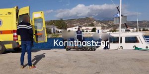 Μεταφορά της σορού γυναίκας
