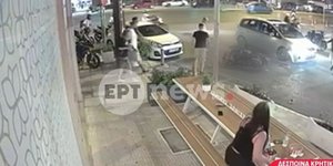 Η στιγμή του σοκαριστικού τροχαίου στη Θεσσαλονίκη