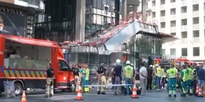Πυρκαγιά σε υπό κατασκευή κτίριο στις Βρυξέλλες