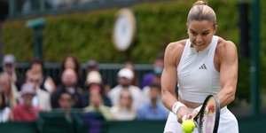 Η Μαρία Σάκκαρη σε παλαιότερο αγώνα του Wimbledon