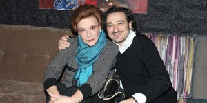 Η Μάρω Κοντού με τον Βασίλη Χαραλαμπόπουλο