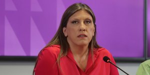 Η πρόεδρος της Πλεύσης Ελευθερίας, Ζωή Κωνσταντοπούλου