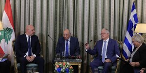 ΠτΔ Κων. Τασούλας, κατά τη συνάντησή του με τον Πρόεδρο του Λιβάνου, στρατηγό Ζ. Αούν