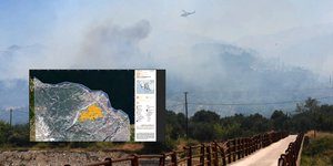 Η έκταση που κάηκε στην Αιγιαλεία από την πρόσφατη φωτιά