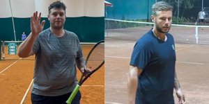 Ο Αλέξανδρος Κοψιάλης πριν και μετά την απώλεια των κιλών 