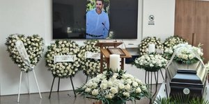 Το τελευταίο αντίο στον Αριστοτέλη Δαμίγο που σκοτώθηκε στη σύγκρουση ελικοπτέρων στην Ψάθα