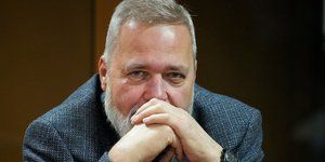Ο βραβευμένος με Νόμπελ Ειρήνης Ρώσος δημοσιογράφος Ντμίτρι Μουράτοφ