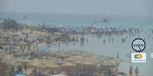 Σημερινές εικόνες από ζωντανή κάμερα στο Ελαφονήσι Χανίων 