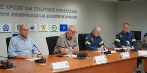 Συνεδρίασε η Επιτροπή Εκτίμησης Κινδύνου για τους ισχυρούς ανέμους και τις υψηλές θερμοκρασίες 
