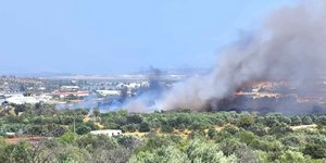 Φωτιά στο Κορωπί 