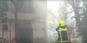 Φωτιά σε κτίριο στο κέντρο της Θεσσαλονίκης