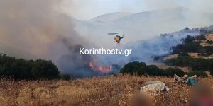 Φωτιά στο Στεφάνι Κορινθίας
