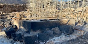 Ο αρχαιολογικός χώρος των Αιγοσθενών μετά την πυρκαγιά