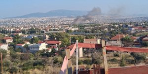 Φωτιά στο στρατόπεδο Καποτά στο Μενίδι