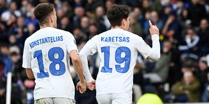 Ο Καρέτσας με τον Κωνσταντέλια