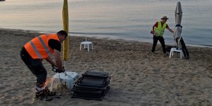 Απελευθερώθηκε η παραλία της Γερακινής