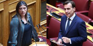 H Ζωή Κωνσταντοπούλου και ο Μιχάλης Χουρδάκης