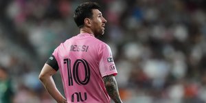 Ο Λιονέλ Μέσι σε αγώνα της Ίντερ Μαϊάμι στο Leagues Cup