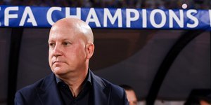 Ο προπονητής της ΑΕΚ, Μάρκο Νίκολιτς στον πρώτο αγώνα των playoffs του Champions League με τη Λέφσκι στη Σόφια