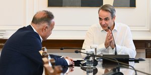 Συνάντηση Μητσοτάκη-Αγγελούδη