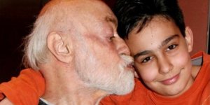 O Νίκος Μπάρκουλης με τον πατέρα του Ανδρέα 
