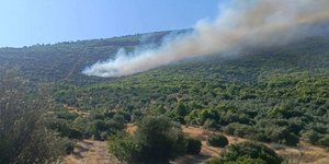 Φωτογραφία από τα πρώτα λεπτά της πυρκαγιάς
