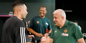 Ομπράντοβιτς, Μπατίστ και Σλούκας στην πρώτη συνάντηση του Παναθηναϊκού AKTOR για τη νέα σεζόν