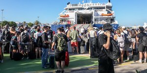 Κίνηση στο λιμάνι του Πειραιά (ΔΑΝΑΗ ΔΑΥΛΟΠΟΥΛΟΥ/ EUROKINSSI)