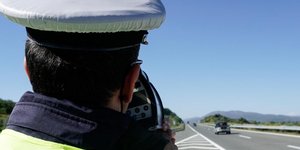 Μπλόκο τροχαίας στην Εθνική Οδό 