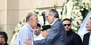 Αντώνης Σαμαράς κηδεία Βαρβιτσιώτη