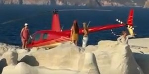 Ελικόπτερο στο Σαρακήνικο