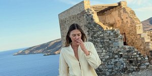 Η Μαρία Σαράποβα εξερεύνησε κάθε γωνιά στην Αστυπάλαια 