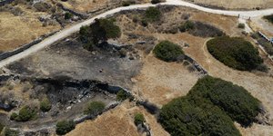 The site of the helicopter crash 